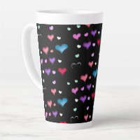 Valentine's Day heart Latte Mug