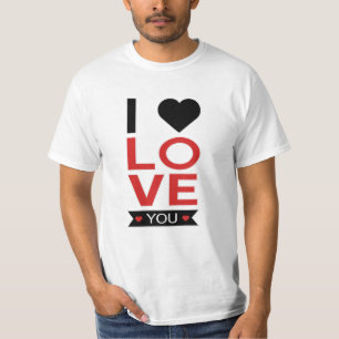 Valentine's Day Heart Love Couples Cute Gift Idea T-Shirt