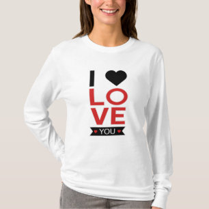 Valentine's Day Heart Love Couples Cute Gift Idea T-Shirt