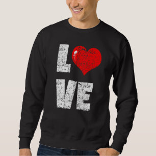 Valentines Day Heart Matching Sweatshirt