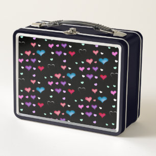 Valentine's Day heart Metal Lunch Box