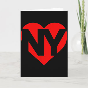 Valentines Day Heart New York Nyc Heart I Love Ny  Card