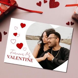 Valentines Day Heart Photo Holiday Card