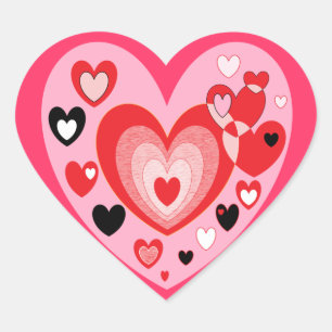 Valentine's Day Heart Sticker