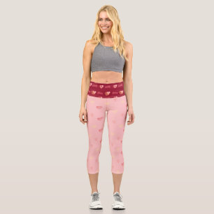 Valentine's Day Heart Truck Yoga Pants