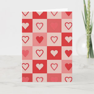 Valentines Day Hearts Card