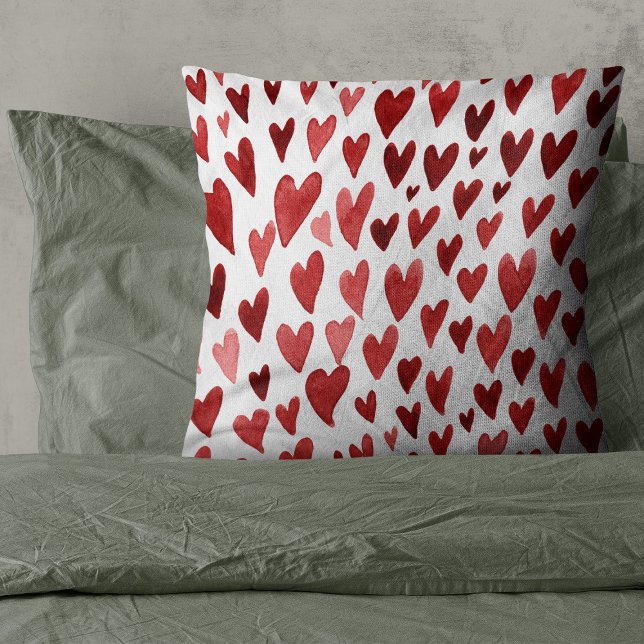 Valentines day hearts explosion - red cushion (Creator Uploaded)