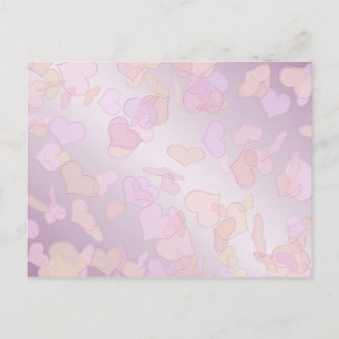 Valentine's Day. Hearts. Holiday Postcard