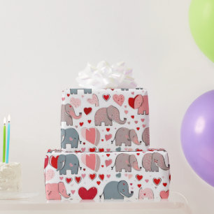 Valentine's day hearts Wrapping Paper