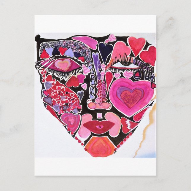 Valentine's Day Holiday Postcard (Front)