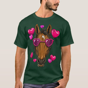 Valentines Day Horse Funny Horse Lover Gift T-Shirt