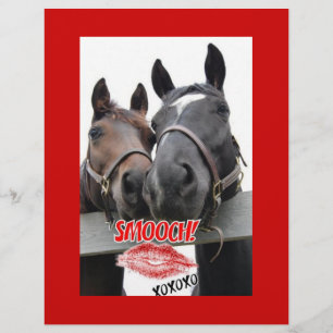 Valentine's Day Horses Flyer