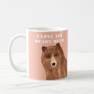 Valentines Day I Love You Beary Much Coffee Mug