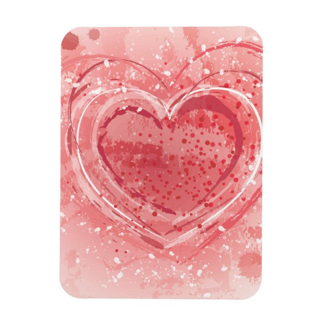 Valentine's Day Illustration Magnet (Vertical)
