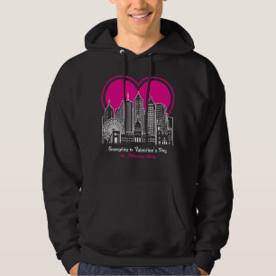 Valentine's Day in Atlanta City Hoodie