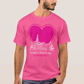 Valentines Day in Hamburg City friends T-Shirt