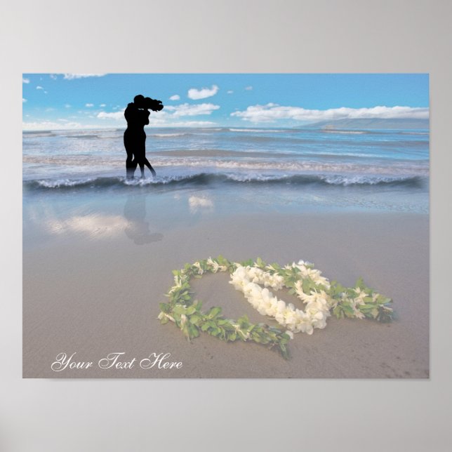 Valentines Day  Inspired - Heart Shaped Flower Lei Poster (Front)