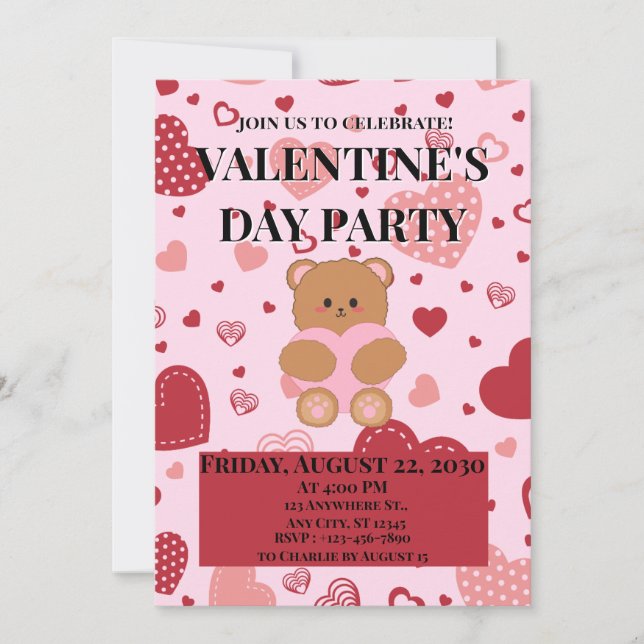 Valentines Day Invitation (Front)
