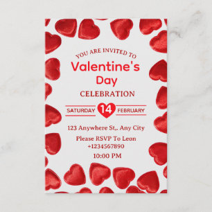 Valentine's Day Invitation Card