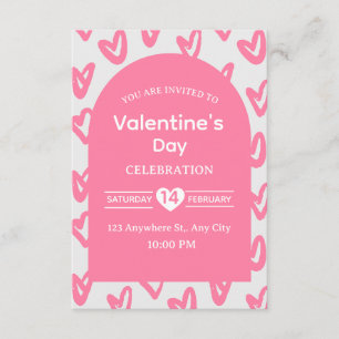 Valentine's Day Invitation Card