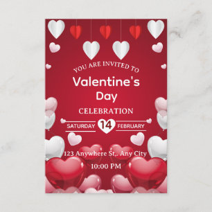 Valentine's Day Invitation Card