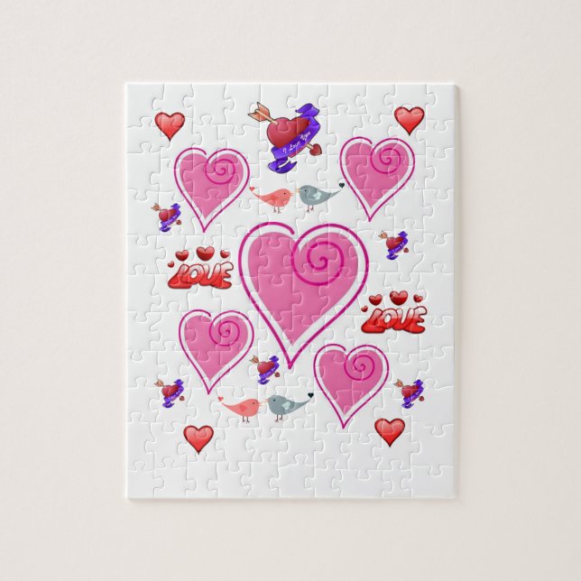 Valentine's Day Jigsaw Puzzle (Vertical)