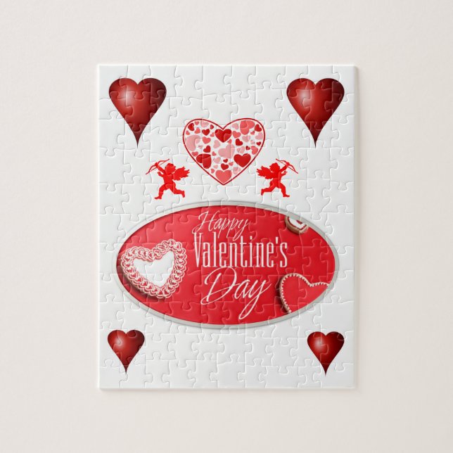 Valentine's Day Jigsaw Puzzle (Vertical)
