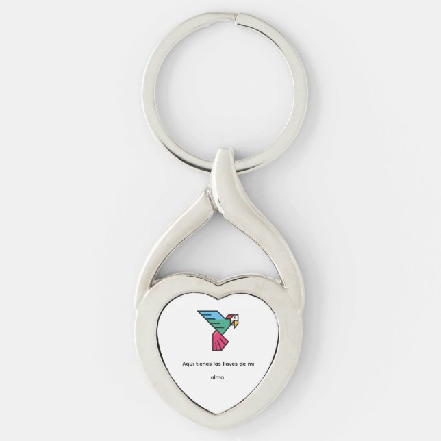 Valentine's day  key ring (Front)