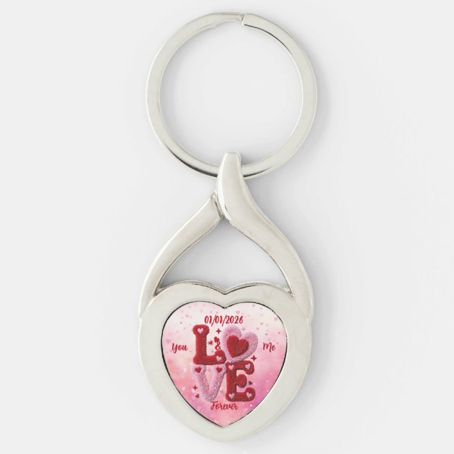 Valentine's Day Key Ring (Front)