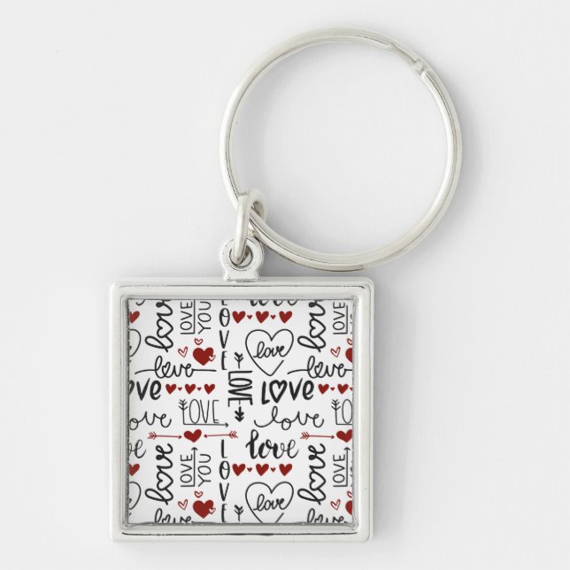 Valentines Day Key Ring (Front)