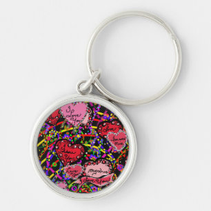 Valentines Day Key Ring