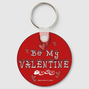 Valentine's Day Keychain (2a) - Personalise