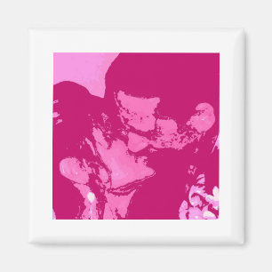 Valentine's Day Kiss Magnet