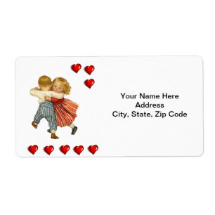 Valentine's Day Labels Vintage