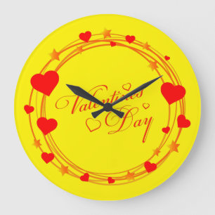 Valentine's Day Large Clock