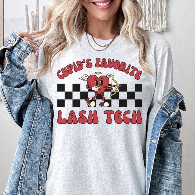 Valentines Day Lash Technician Valentine Lash Tech T-Shirt (Creator Uploaded)