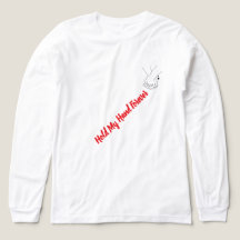 Valentine's Day Line Art Holding Hands T-Shirt | M