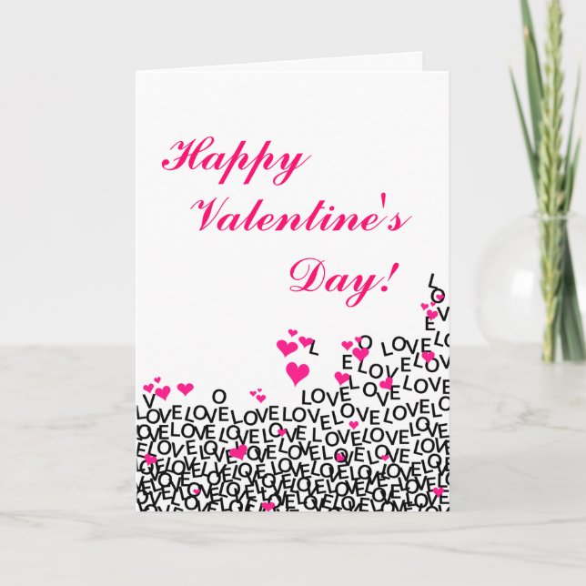Valentine's Day Love Card (Front)