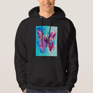 Valentine's Day Love Heart Butterfly Girlfriend Fi Hoodie