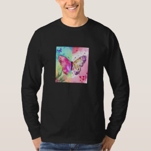 Valentine's Day Love Heart Butterfly Girlfriend Fi T-Shirt