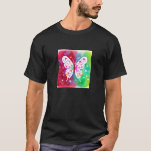 Valentine's Day Love Heart Butterfly Girlfriend Fi T-Shirt