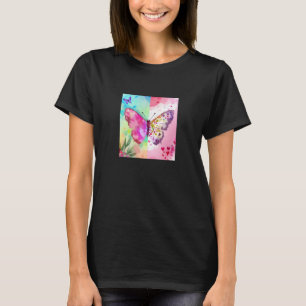 Valentine's Day Love Heart Butterfly Girlfriend Fi T-Shirt