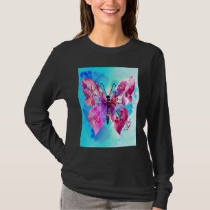 Valentine's Day Love Heart Butterfly Girlfriend Fi T-Shirt