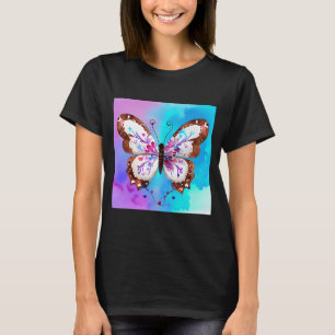 Valentine's Day Love Heart Butterfly Girlfriend Fi T-Shirt