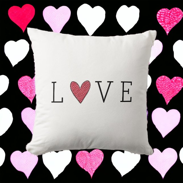 Valentine's Day Love Heart Cushion (Creator Uploaded)