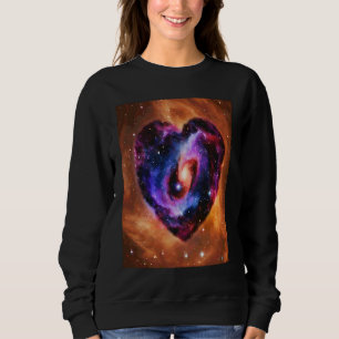 Valentine's Day Love Heart Galaxy Girlfriend Fianc Sweatshirt