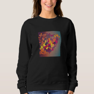 Valentine's Day Love Heart Girlfriend Fiancée Wife Sweatshirt