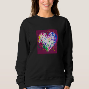 Valentine's Day Love Heart Girlfriend Fiancée Wife Sweatshirt