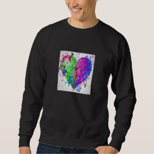 Valentine's Day Love Heart Girlfriend Fiancée Wife Sweatshirt