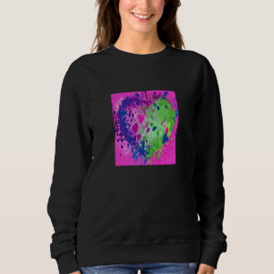 Valentine's Day Love Heart Girlfriend Fiancée Wife Sweatshirt